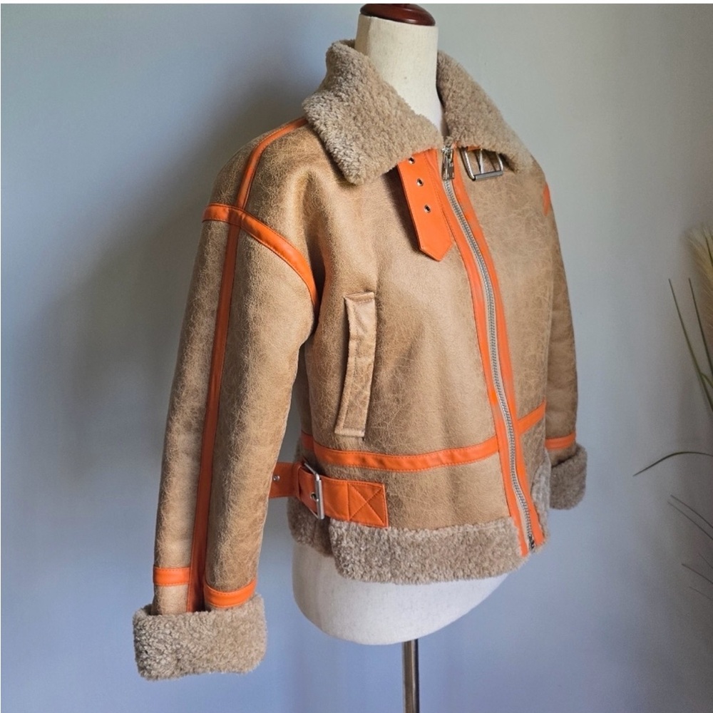 Faux Shearling Jacket - Picture 4 of 4